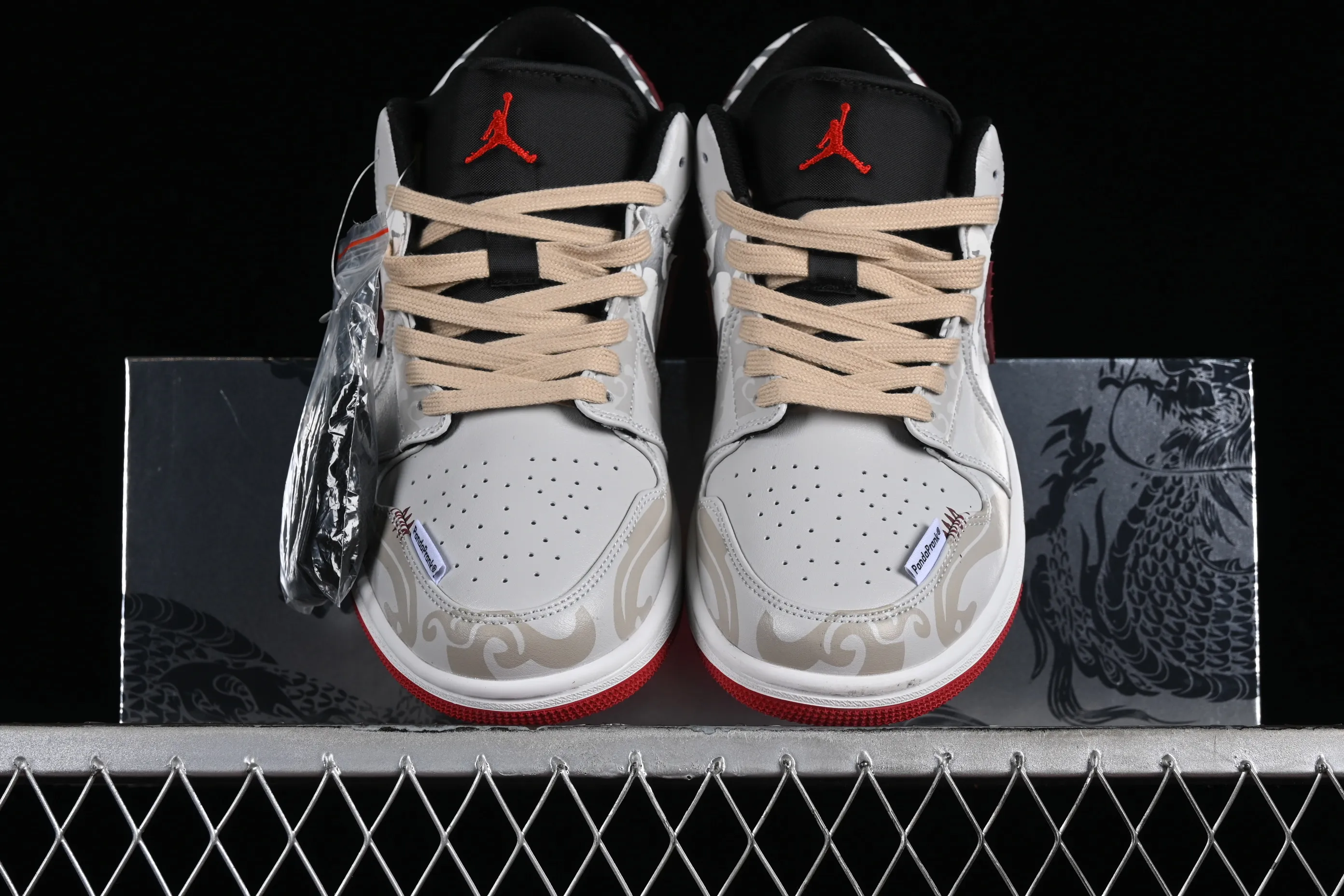 All categories Air Jordan Jordan series basketball shoes Air Jordan 1 Low Air Jordan 1 Low AJ1 Joe 1 CNY Year of the Dragon limited edition Youlong Zeling low-top cultural retro basketball shoes 553558-066
